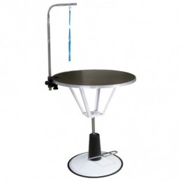 Hydraulic table, round foot, 70 cm diameter -MY70VP-AGC-CREATION