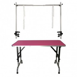 Folding wood table 120 x 60 cm, height adjustable -M123B-AGC-CREATION
