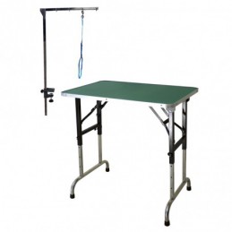 Adjustable folding table - 90x60 cm wood top -M93B-AGC-CREATION
