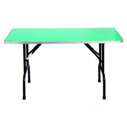 TABLE PLIANTE 120 X 60 CM HAUTEUR 78cm - VERT - 79.20E AVEC REMISE PALIER -MZ121BV-AGC-CREATION