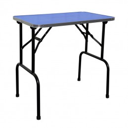 FOLDING TABLE 76 x 46 CM HEIGHT 95cm - BLUE -MZ76BB-AGC-CREATION