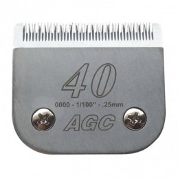 Tête de coupe n° 40 / 0,25 mm pour tondeuse toilettage -T008-AGC-CREATION