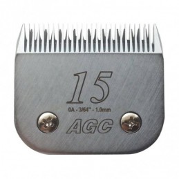 Tête de coupe n° 15 / 1 mm pour tondeuse toilettage -T011-AGC-CREATION