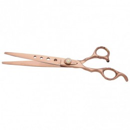Left-handed SHIMIZU straight scissors 18.75 cm for grooming -J405-AGC-CREATION