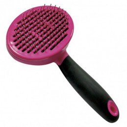 Self-cleaning brush, protective coating on the pin ends, specially designed for detangling -P014-AGC-CREATION