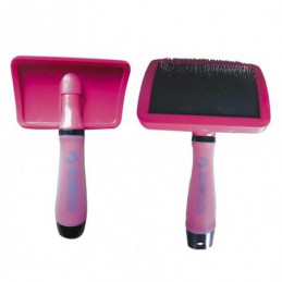 Hard pimple silker brush M for dog and cat grooming -P030-AGC-CREATION