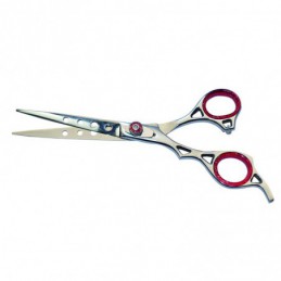 Left handed straight scissors with finger rest -P107-AGC-CREATION